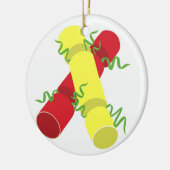 Christmas Crackers Keramikornament (Links)