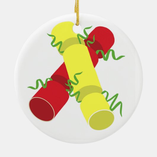 Christmas Crackers Keramikornament (Hinten)