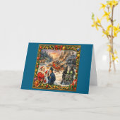 Christmas Crash Greeting Card Karte (Gelbe Blume)