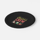 Christmas Crew (1) Pappteller (Schrägansicht)