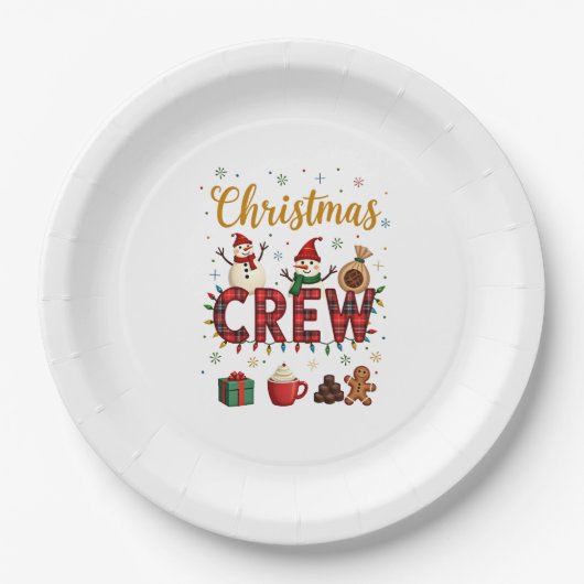Christmas Crew (1) Pappteller (Vorderseite)