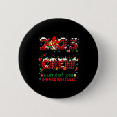Christmas Crew 2025 Family Christmas Matching Xmas Button (Vorderseite)