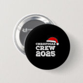 Christmas Crew 2025 Shirt Matching Family Christma Button (Vorne & Hinten)