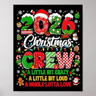 Christmas Crew 2026 Familien-Weihnachten Xmas-Pyja Poster