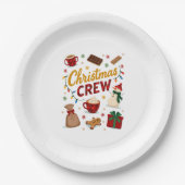 Christmas Crew (2) Pappteller (Vorderseite)