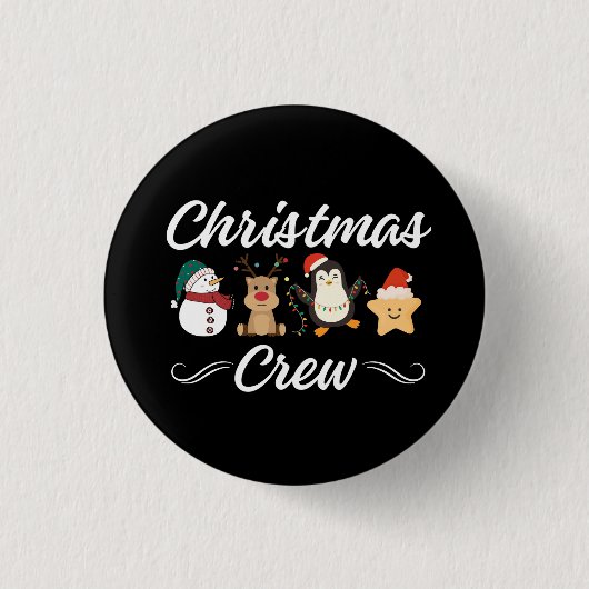 Christmas Crew Button (Vorderseite)