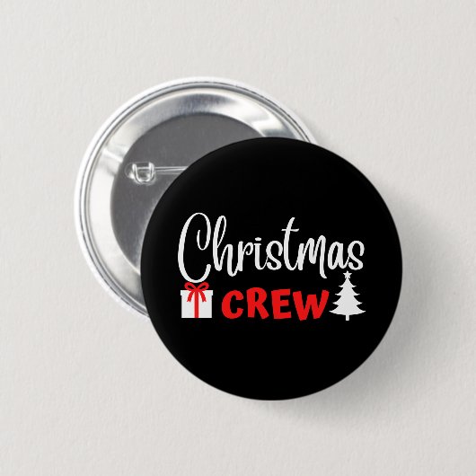 CHRISTMAS CREW BUTTON (Vorne & Hinten)