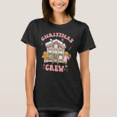 Christmas Crew Cute Gingerbread Men  Christmas T-Shirt (Vorderseite)
