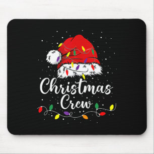Christmas-Crew-Familien-Weihnachts-Pyjama-Gruppen- Mousepad