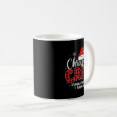 Christmas Crew Funny Making Memories Together Fami Kaffeetasse (VorderseiteRechts)