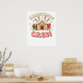 Christmas-Crew-Gingerbread Poster (Küche)