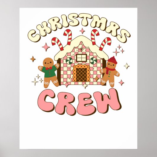 Christmas-Crew-Gingerbread Poster (Vorne)