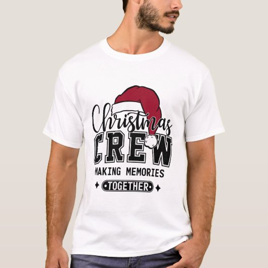 Christmas Crew Holiday Memories T-Shirt (Vorderseite)