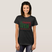 Christmas Crew Ized Christmas Family T-Shirt (Vorne ganz)