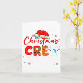 Christmas Crew Making Memories Together Xmas Light Karte (Gelbe Blume)