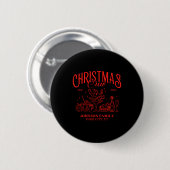 Christmas Crew Matching Family Group  Button (Vorne & Hinten)