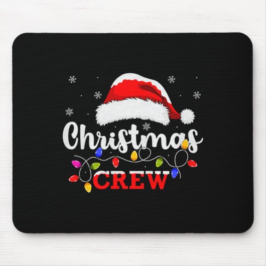 Christmas Crew Matching Family Group Holiday Xmas Mousepad (Vorne)