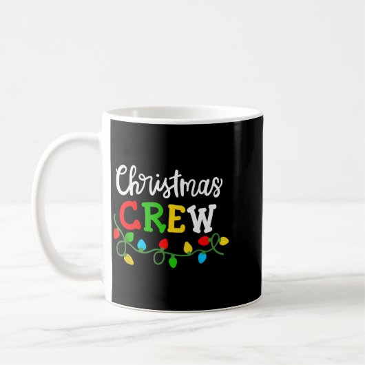 Christmas Crew Matching Family Xmas Party Men Wome Kaffeetasse (Links)
