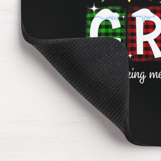 Christmas Crew Matching Family Xmas Party Men Wome Mousepad (Ecke)