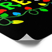 Christmas Crew Matching Family Xmas Party Men Wome Poster (Ecke)