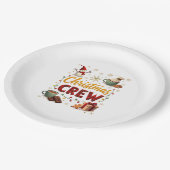 Christmas Crew Pappteller (Schrägansicht)