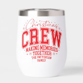 Christmas Crew Personalized Family Name (Rückseite)