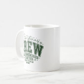 Christmas Crew Personalized Family Name Kaffeetasse (Vorderseite Links)