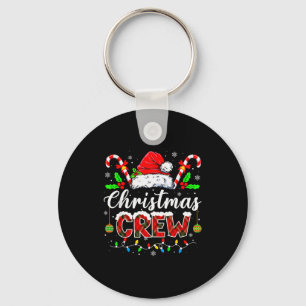Christmas-Crew-Weihnachtslichter-Familien-Matching Schlüsselanhänger