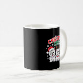 Christmas Crew Westie Christmas West Highland Whit Kaffeetasse (VorderseiteRechts)