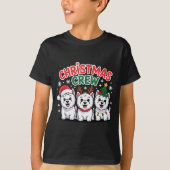 Christmas Crew Westie Christmas West Highland Whit T-Shirt (Vorderseite)