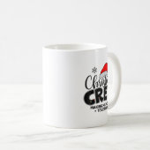 Christmas Crew Xmas Lights Family Matching Pajamas Kaffeetasse (VorderseiteRechts)