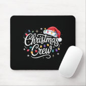 Christmas Crew Xmas Lights Family Matching Pajamas Mousepad (Mit Mouse)