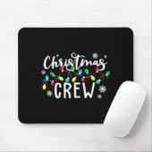 Christmas Crew Xmas Lights Family Matching Pajamas Mousepad (Mit Mouse)
