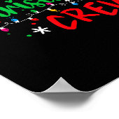 Christmas Crew Xmas Lights Family Matching Pajamas Poster (Ecke)