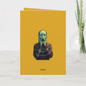 Christmas Crisis - Edvard Munch Seasonal Sweater Karte (Rückseite)