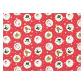 Christmas Critters Tablecloth Tischdecke (Vorderseite (Horizontal))