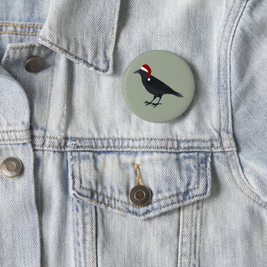 Christmas Crow Button (Beispiel)