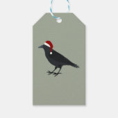 Christmas Crow Geschenkanhänger (Vorderseite)