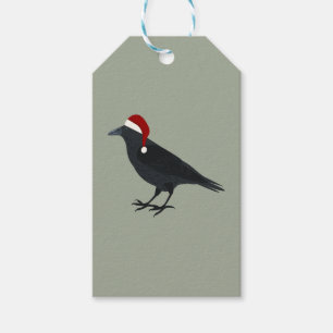 Christmas Crow Geschenkanhänger