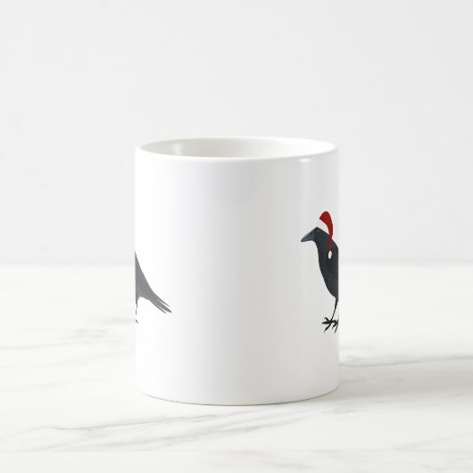 Christmas Crow Kaffeetasse (Mittel)