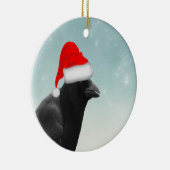 Christmas Crow Keramik Ornament (Rechts)