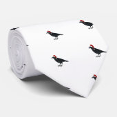 Christmas Crow Krawatte (Gerollt)