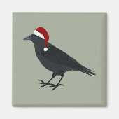 Christmas Crow Magnet (Vorne)