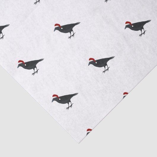 Christmas Crow Seidenpapier (Ausschnitt)