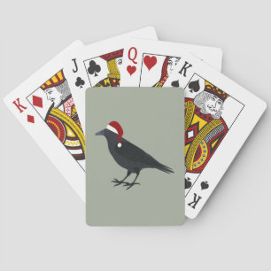 Christmas Crow Spielkarten