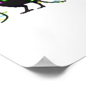 Christmas Crow Tis The Season Poster (Ecke)