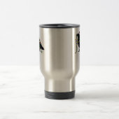 Christmas Crow Tis The Season Reisebecher (Mittel)