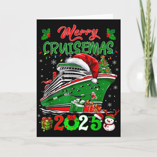 Christmas Cruise 2025 Making Memories For A Lifeti Karte (Vorderseite)