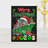 Christmas Cruise 2025 Making Memories For A Lifeti Karte (Gelbe Blume)