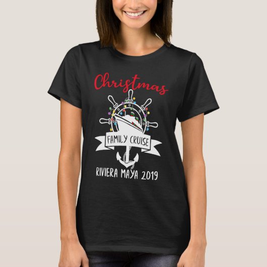 Christmas Cruise Family Matching Group Holidays Tr T-Shirt (Vorderseite)